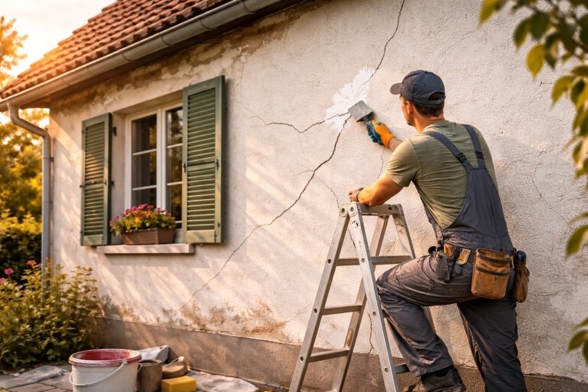 Egy családi ház homlokzatán időnként apró, pókhálószerű repedések jelennek meg a vakolat felületén. Ezeket a jelenségeket általában hajszálrepedéseknek nevezik. Bár első ránézésre ij...